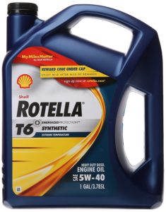 Shell Rotella T6 Full Synthetic Heavy Duty Engine Diesel Oil 5W-40