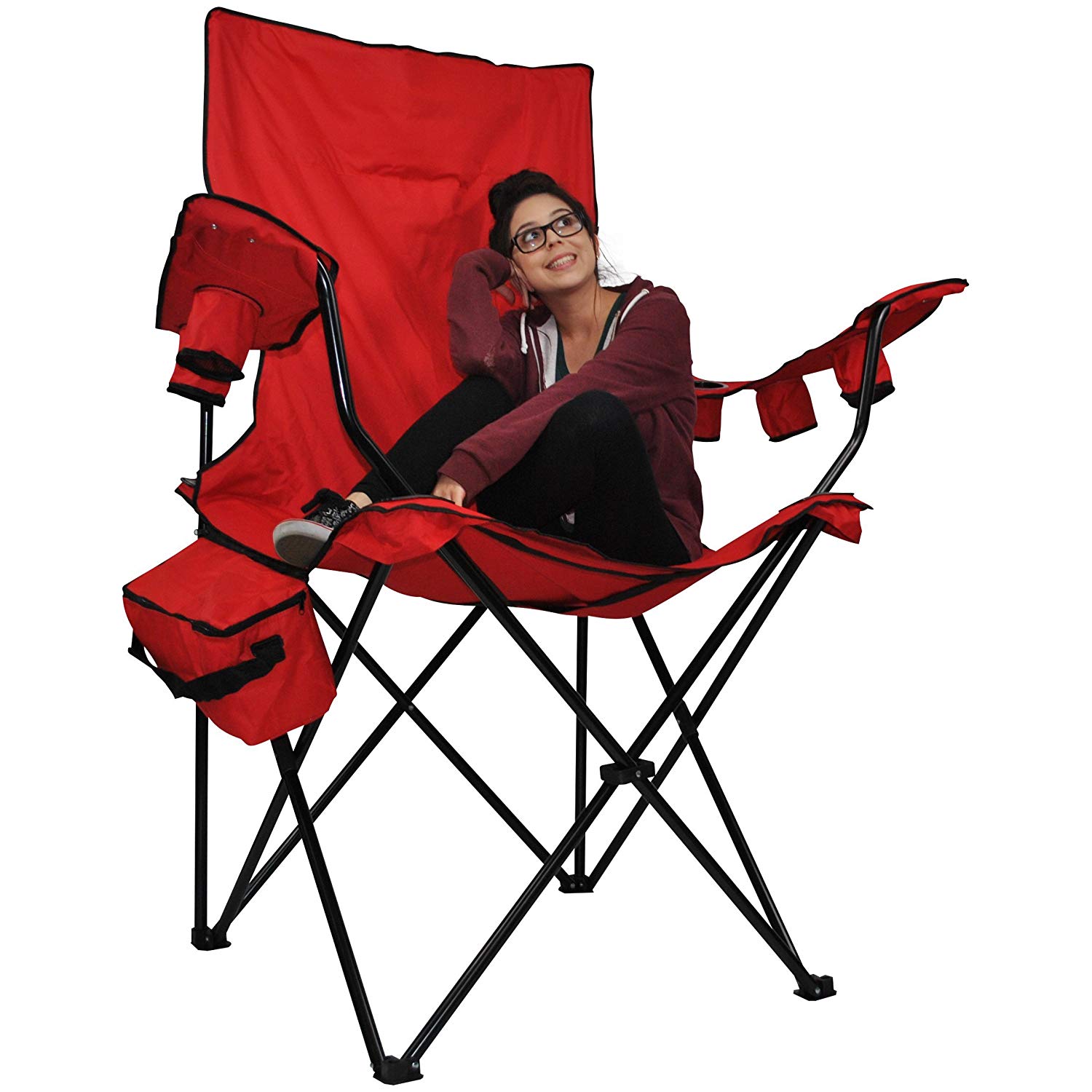Prime Time Outdoor Giant Kingpin Folding Chairs 